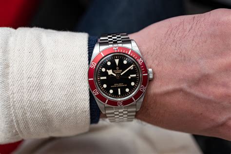 tudor black bay thickness|tudor burgundy black bay.